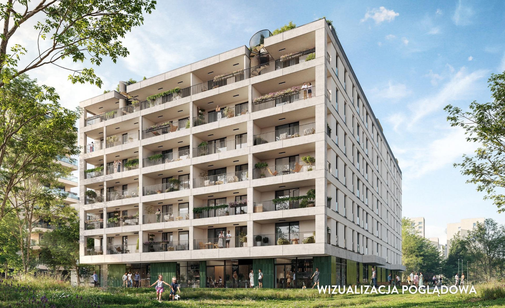 Poglądowe wizualizacje osiedla Ale!KEN