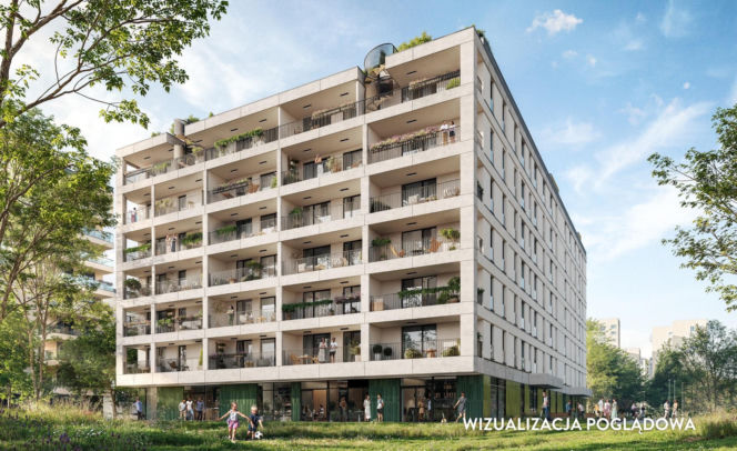 Poglądowe wizualizacje osiedla Ale!KEN