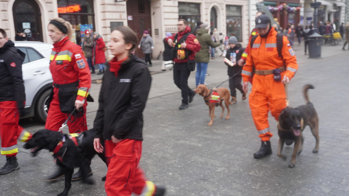 Wielka Szarża w centrum Łodzi. Oddziały konne przeszły przez Piotrkowską