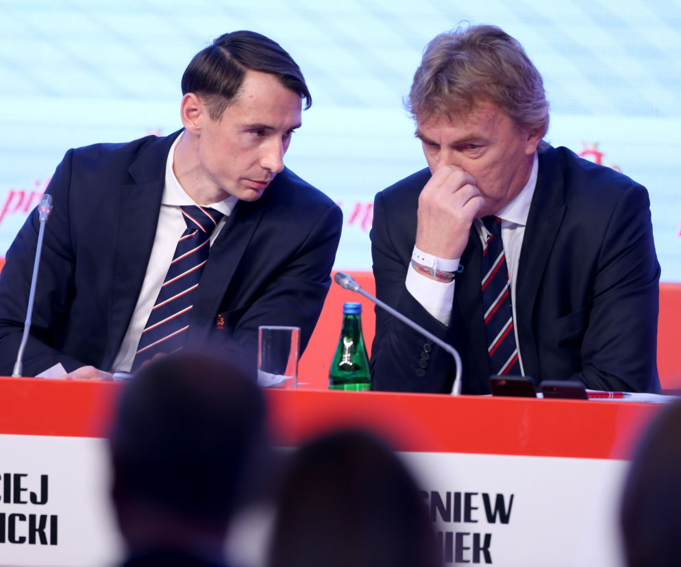 Maciej Sawicki i Zbigniew Boniek