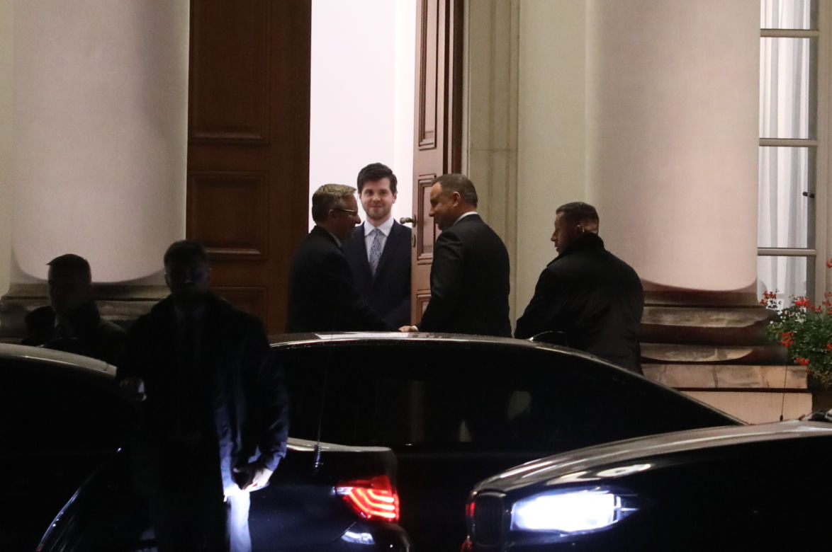 Duda, Kaczyński, Morawiecki: spotkanie w Belwederze