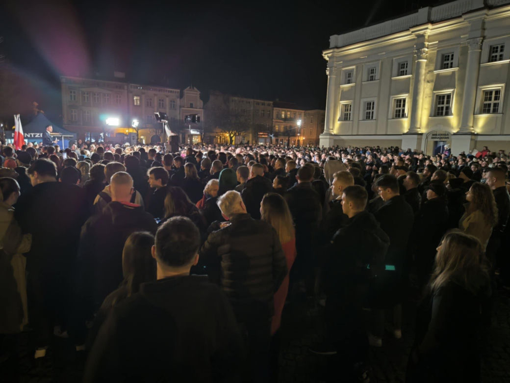 Sławomir Mentzen w Lesznie