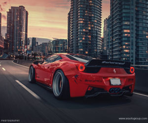 Ferrari 458 Italia po tuningu Liberty Walk Performance