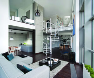 Woronicza Qbik w wersji industrialnej: loft aranżacja