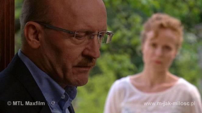 M jak miłość odc. 1004. Ewa (Dominika Kluźniak), Jerzy Kolęda (Artur Barciś)