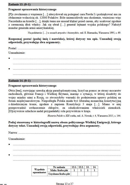 Matura 2017 historia