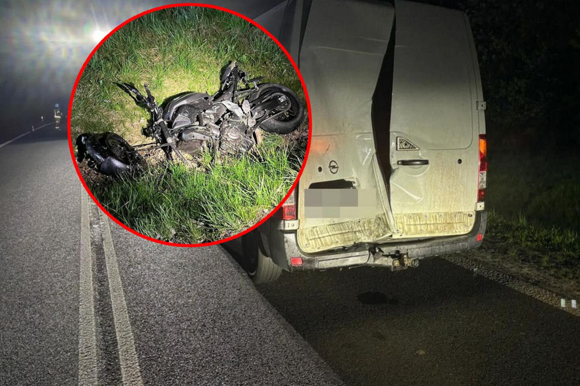 Śmiertelny wypadek pod Lublinem. Nie żyje 20-letni motocyklista, którego kilka godzin wcześniej zatrzymała policja [ZDJĘCIA] 