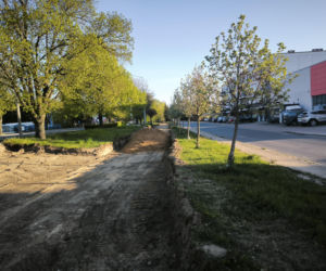 Budowa ścieżki rowerowej na Gronowie