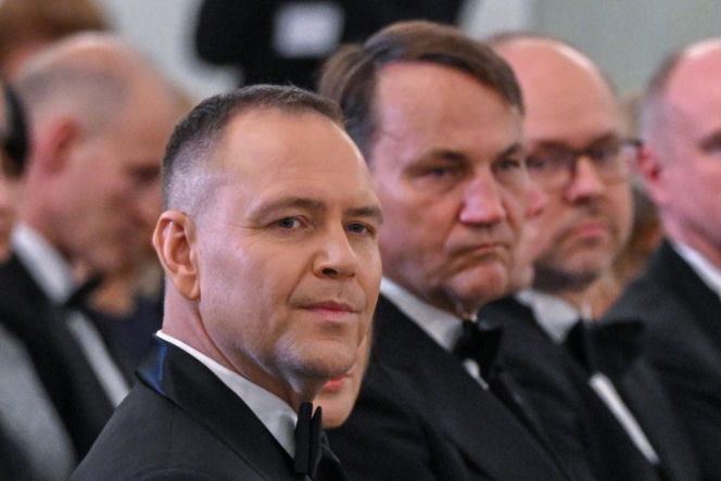 Karol Nawrocki i Radosław Sikorski na Korpusem Dyplomatycznym. Te miny mówią wszystko!