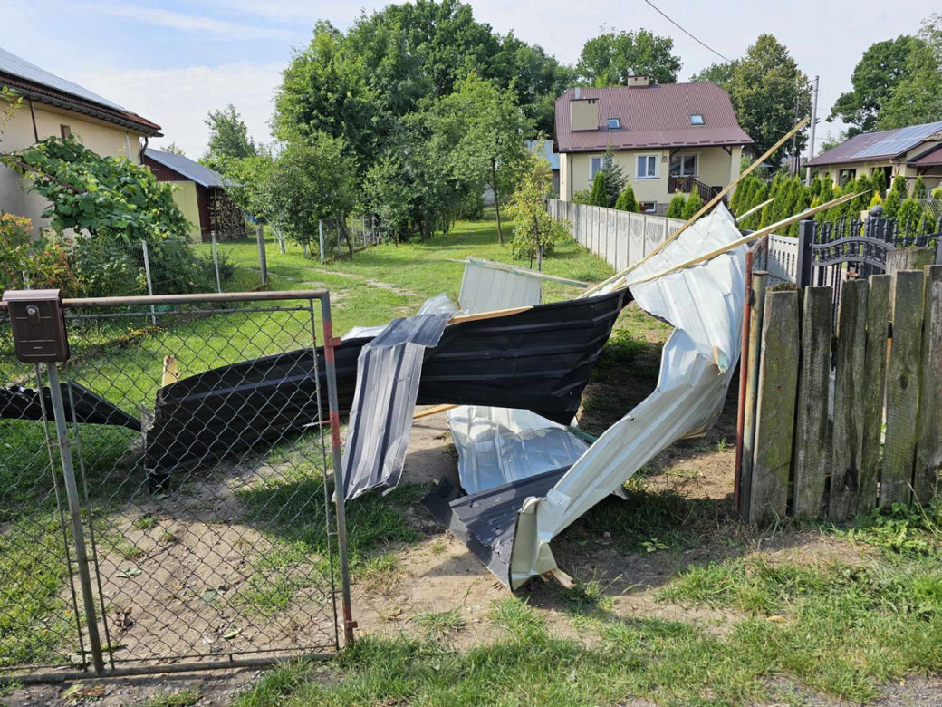 Trąba powietrzna przeszła na Podkarpaciu