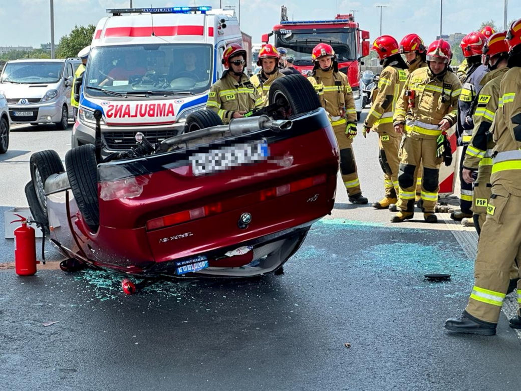  Lambo za 1,5 mln rozbite, alfa romeo na dachu. Wielkie kraksy w Warszawie