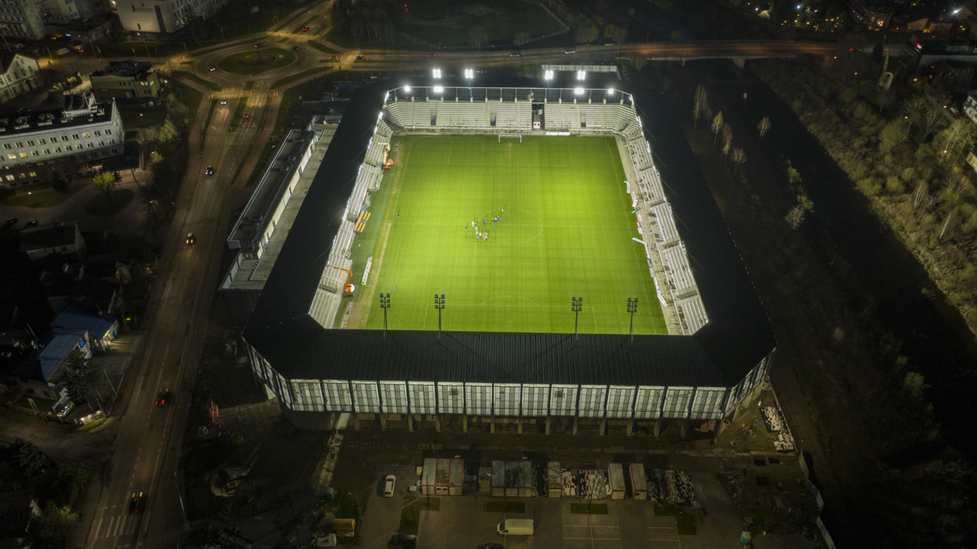 Oświetlenie stadionu przy ul. Kilińskiego 