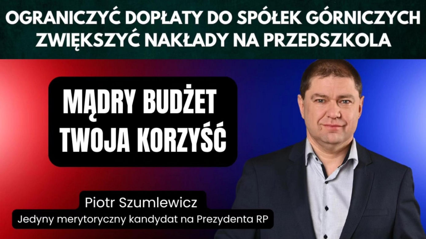 Piotr Szumlewicz – kandydat na prezydenta