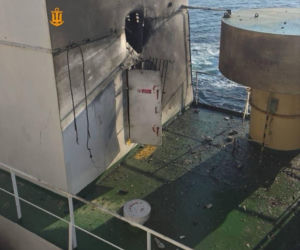 Uszkodzenia na Lady Maris