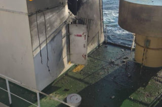 Uszkodzenia na Lady Maris