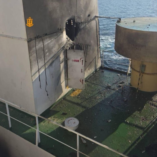 Uszkodzenia na "Lady Maris"