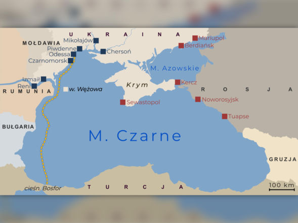 Mapa Morza Czarnego