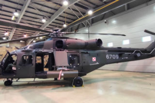 Pierwszy śmigłowiec AW-149 z polskiej produkcj