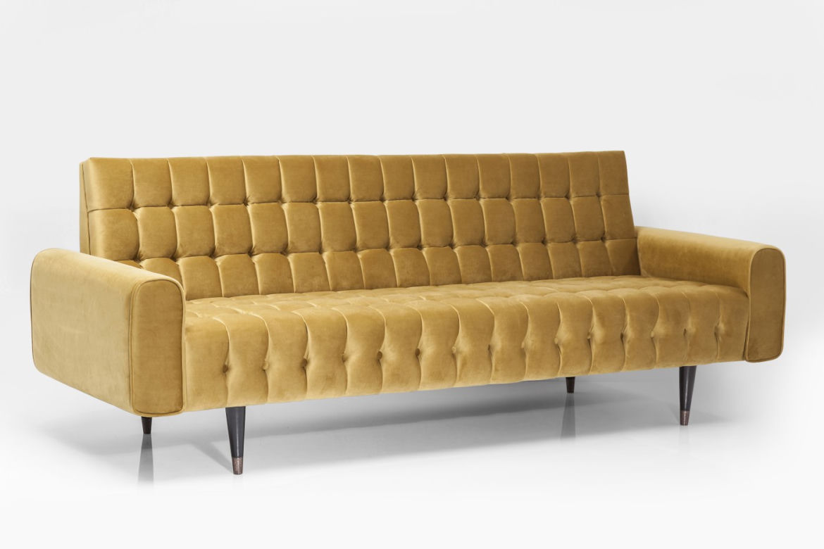 Miodowa królowa. Sofa Milchbar, sfmeble.pl