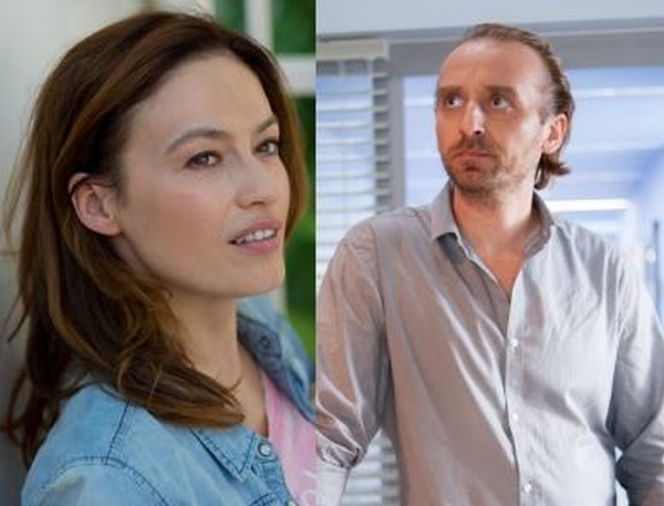 Lekarze. Alicja (Magdalena Różczka), Michał Karkoszka (Wojciech Mecwaldkowski)