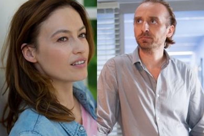 Lekarze. Alicja (Magdalena Różczka), Michał Karkoszka (Wojciech Mecwaldkowski)