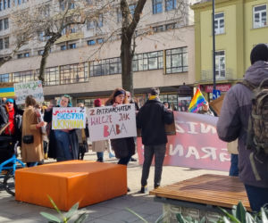 Ulicami Lublina przeszła po raz 6 Manifa. Tym razem - w geście solidarności z Ukrainą