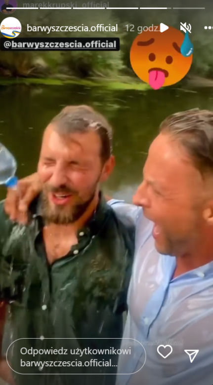 Barwy szczęścia. Sebastian (Marek Krupski) i Kodur (Oskar Stoczyński)