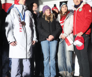 Kacper Tomasiak powitany po IO w rodzinnych stronach