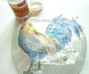 Decoupage na szkle