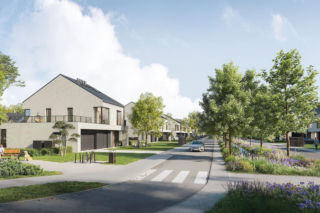 Neo Natolin – zielone osiedle domów bliźniaczych premium w warszawskim Wilanowie. Trwa realizacja drugiego etapu