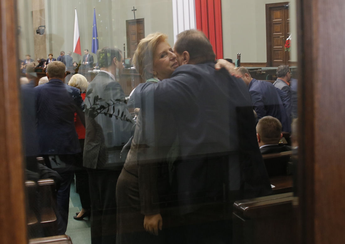 Sejm gratuluje Kaliszowi syna