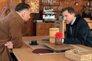Barwy szczęścia odc. 3415. Maciej Wilk (Adam Szczyszczaj),  Szczepan (Robert Gulaczyk)