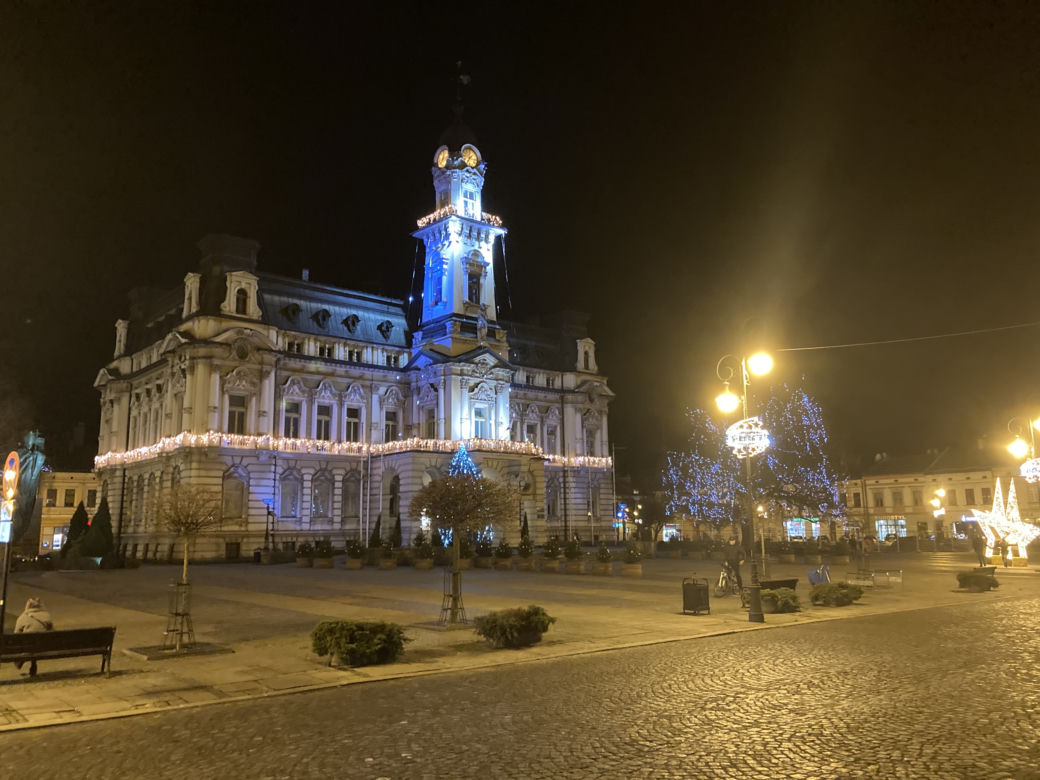Świąteczne dekoracje w Nowym Sączu