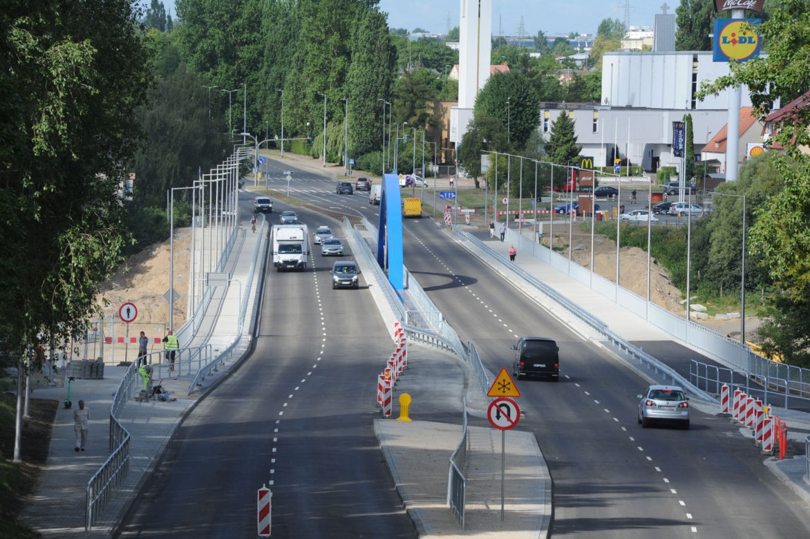 Nowy wiadukt w Koszalinie