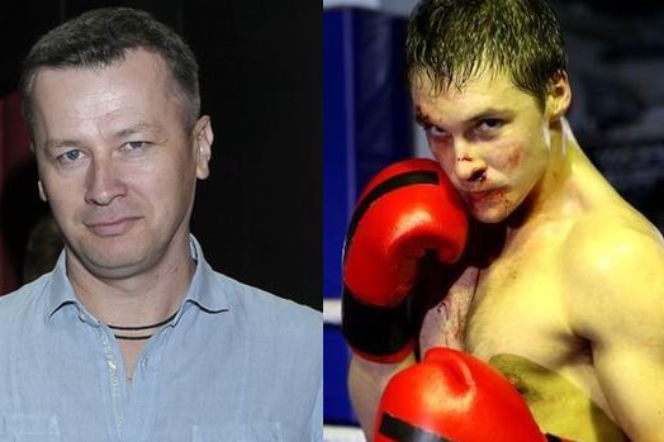 M jak MIŁOŚĆ. Grzegorz Chodakowski (Wojciech Majchrzak) i jego syn Marcin (Mikołaj Roznerski)