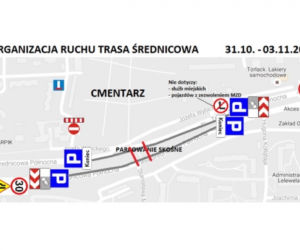 Zmiana organizacji ruchu przy cmentarzach w Toruniu - szczegóły!