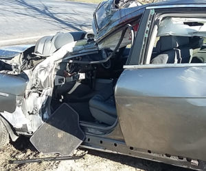 Kierowca BMW uderzył w drzewo w gminie Lubicz