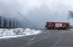 Pożar hali pod Poznaniem
