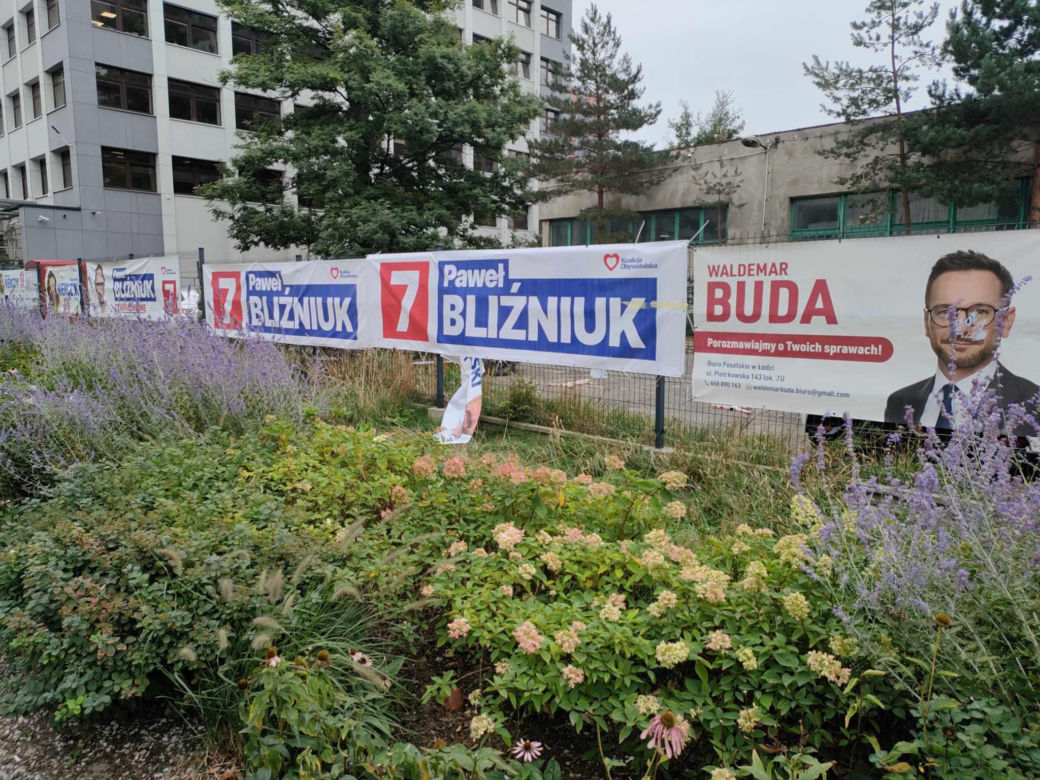 Łódź tonie w plakatach wyborczych. Kto jest odpowiedzialny za ich późniejsze usunięcie?