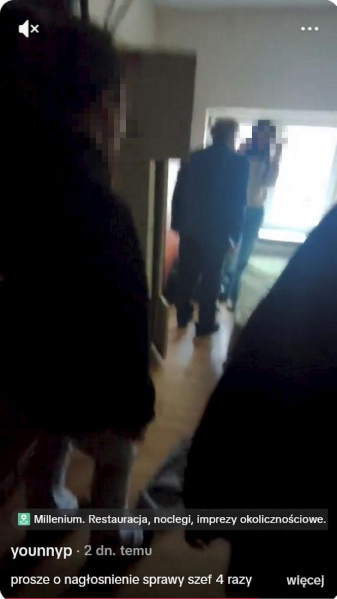 Restaurator zaatakował 15-letnią praktykantkę? Szokujące nagrania. Sprawę bada policja