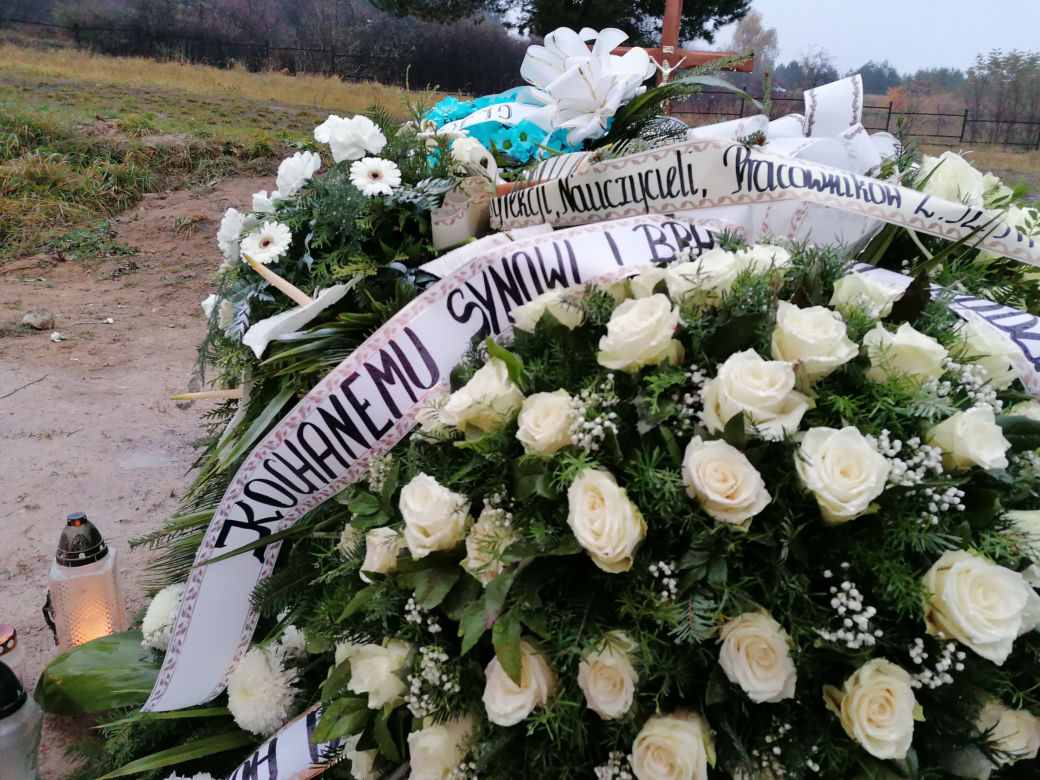 Tak wygląda grób młodego piłkarza spod Olkusza