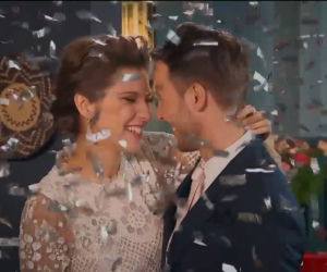 Barwy szczęścia odc. 2466. Franek (Mateusz Banasiuk), Regina (Kamila Kamińska)