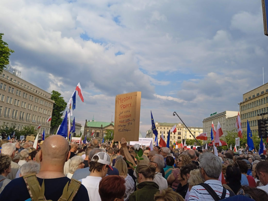 Wiec Donalda Tuska w Poznaniu