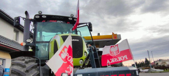 Rolnicy wyszli na ulice. Rozpoczął się protest w woj. łódzkim. „Opłacalność jest na krytycznym poziomie”