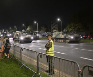 Nocna próba defilady wojskowej w Warszawie 2