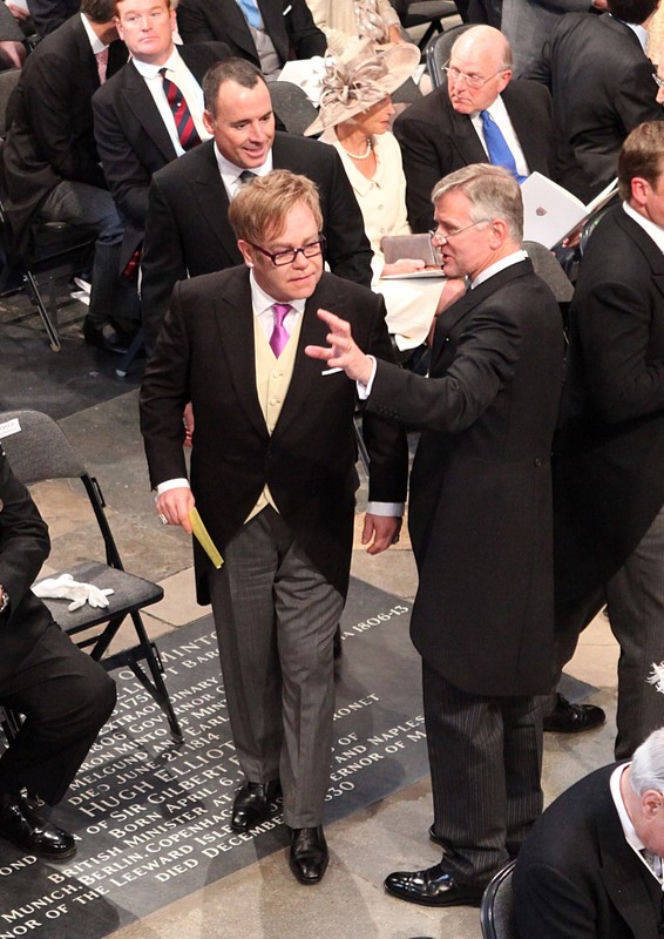 Elton John, David Furnish,