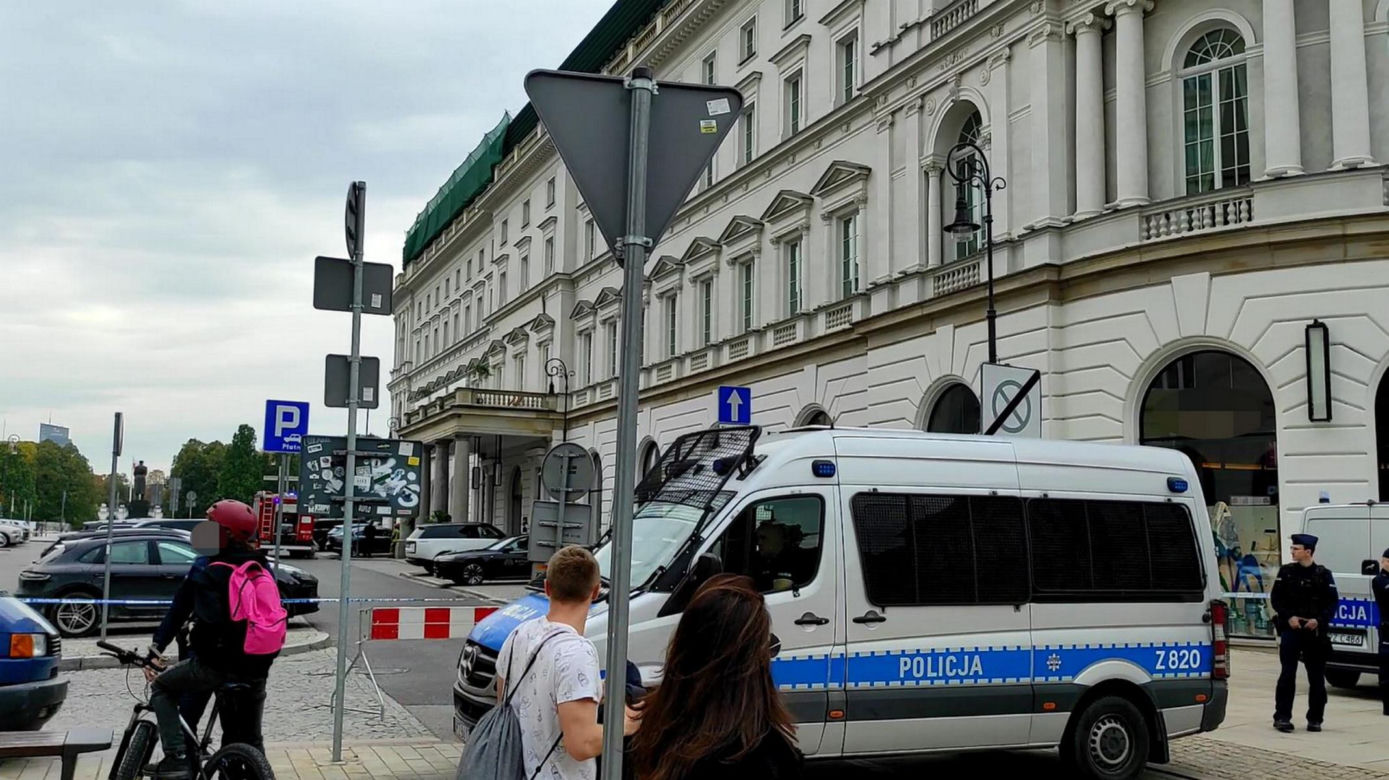 Gigantyczna akcja policji w cetrum Warszawy