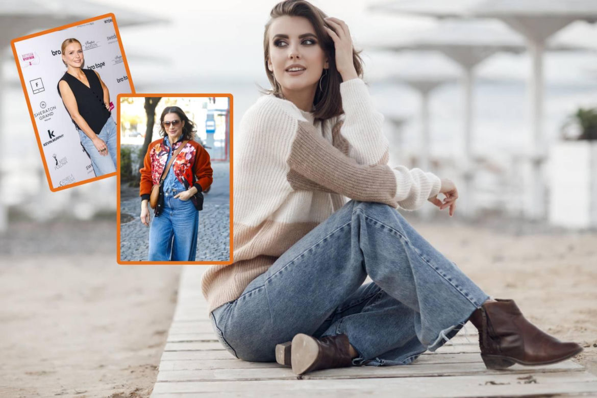 Ten model dżinsów wygląda świetnie na każdym typie sylwetki. Anna Dereszowska i Aneta Zając pokochały ten fason