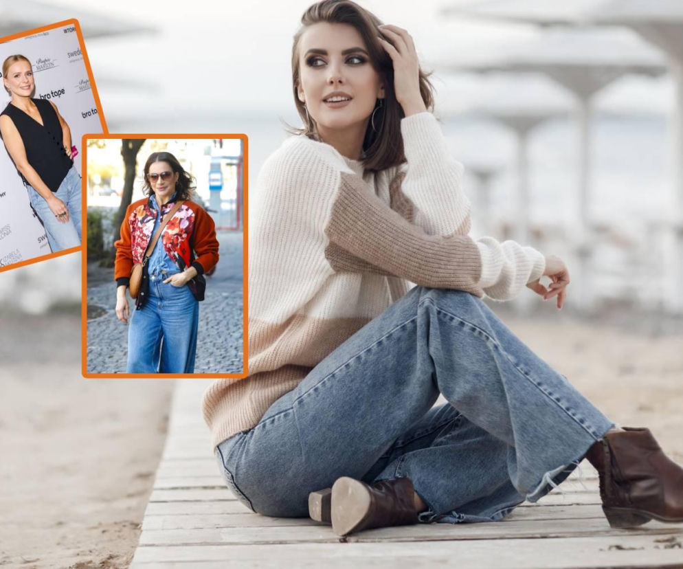 Ten model dżinsów wygląda świetnie na każdym typie sylwetki. Anna Dereszowska i Aneta Zając pokochały ten fason