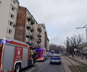Pożar mieszkania przy ul. Wileńskiej (29.12.2025)